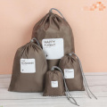 Custom printing recycled Basic Drawstring Tote Cinch Sack Promotional Backpack polyester sport drawstring bags
